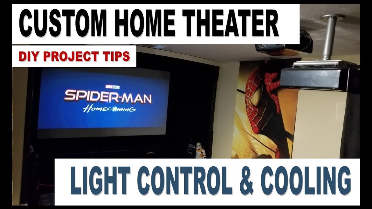 Home Theater Light Control & Cooling DIY - UHD 4K