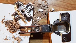 How to fix ripped furniture fittings  Como reparar bisagras de muebles rotos