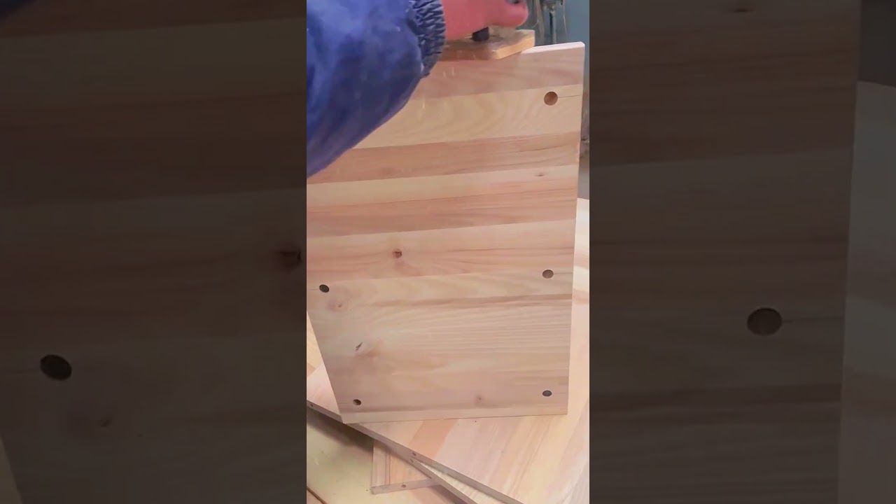 Innovative Smart Worker Technique Polishing Wood Texture With The Best Unique Neat Tool 