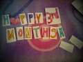 Happy 3rd Monthsary and still counting "Message fo