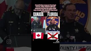 Canada police vs. sheriff Grady Judd! 😆 #shorts #trending #viral