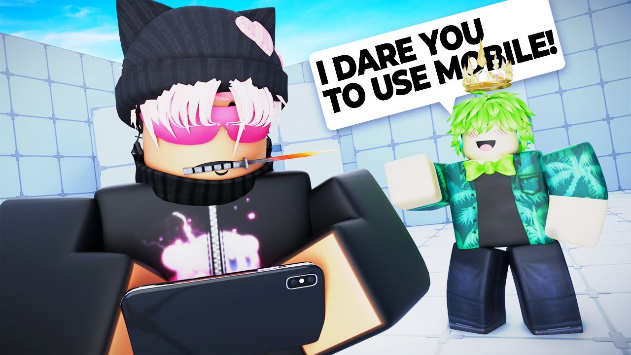 Мад ПОЗВОЛИЛ МЕНЯ СРАЗИТЬСЯ С НИМ 1 НА 1 ТОЛЬКО С ПОМОЩЬЮ МОБИЛЬНОГО УСТРОЙСТВА... (Соперники)