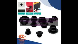 1005005540215080 10pc Waterproof Rubber Grommet Wiring Cable Gasket Seal Hole Plugs End