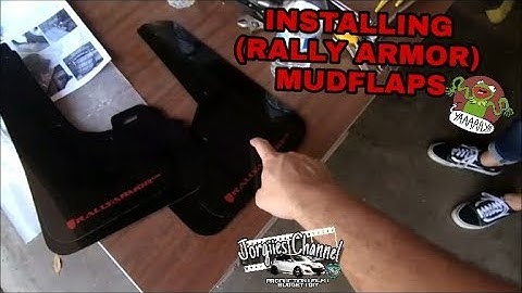 Installing (Rally Armor) Mud Flaps