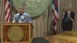 Governor Ige provides updates on state's pre-travel testing program