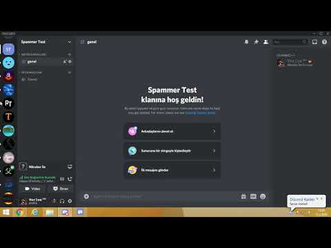 DISCORD TOKEN KASMA VE SPAMMER !