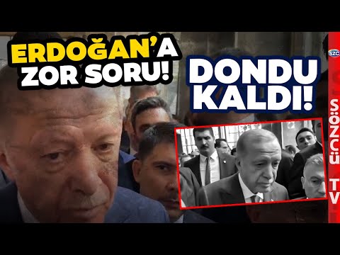 Erdoğan Buz Kesti! Bu Soruya Cevap Veremedi Dondu Kaldı! Hiç Böyle Görmediniz