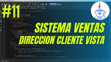 Punto de Venta en Java y Apache NetBeans: Dirección Cliente Formulario #Vista