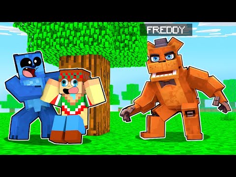 ¡NADIE ESCAPA de LOS ANIMATRONICOS! 😱 ¡MINECRAFT ESCONDITE con RAPTORGAMER y FLEXVEGA!