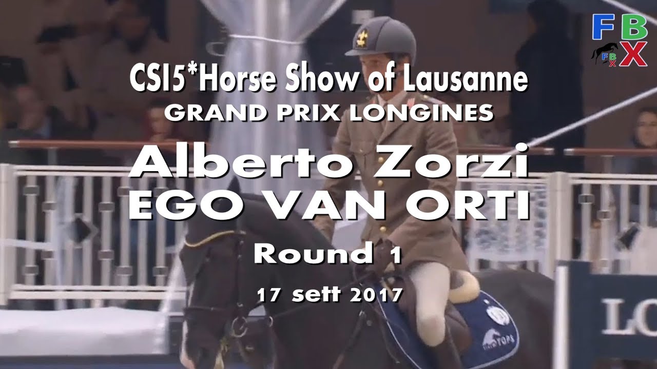 Alberto Zorzi EGO VAN ORTI   CSI5* Lausanne - Grand Prix  160 Round 1   17/09/2017