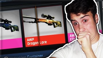 THE MOST INSANE DRAGON LORE UNBOXING... *MUST WATCH* (CASE SIMULATOR)