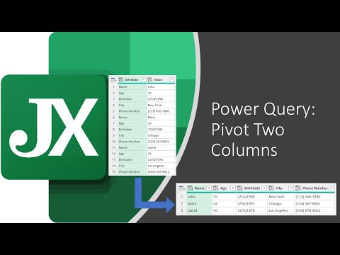 Pivot Two Columns in Power Query (Without Error)