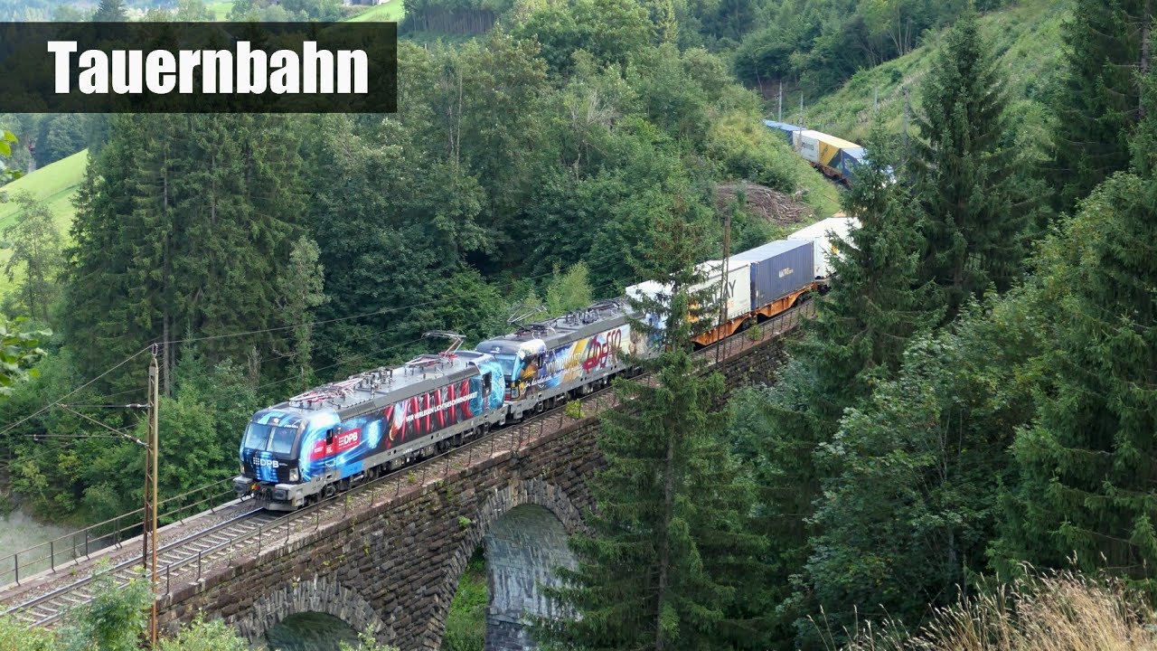 Brenner-Umleiter auf der Tauernbahn! - Bahnverkehr Tauern Nordrampe August 2025 [Teil 2]