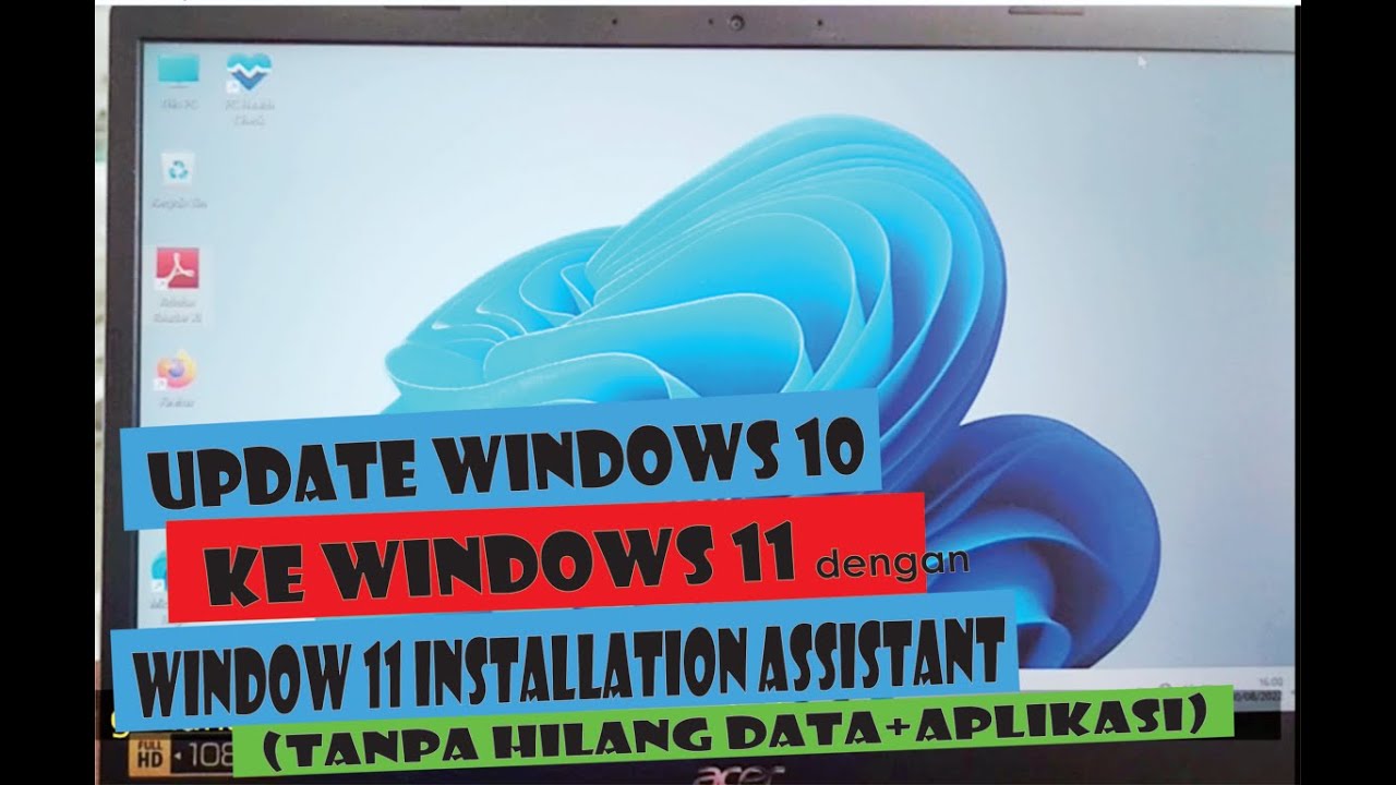 Cara Update Windows 10 Ke Windows 11 Youtube