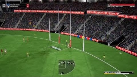 AFL Evolution 2 amazing torpedo goal with jamie Elliott