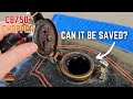 Removing fuel tank rust with a chain and vinegar amazing results