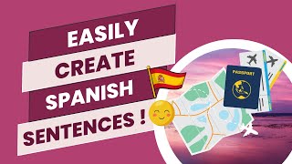 😊Easily CREATE Sentences in Spanish #learnspanish #beginnerspanish