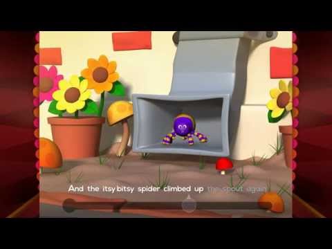 Itsy Bitsy Spider Story Book With Voice For Kids By Agnitus Interactive 3D Nursery Rhyme 