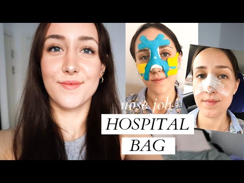 What to pack for a NOSE JOB? Hospital Bag & Recovery Tips