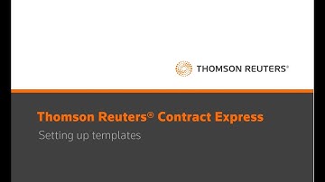 Contract Express - Setting up templates