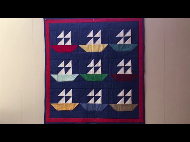 Ships Ahoy! How to Make a Simple Sailboat Quilt - YouTube snapshots-sail-boat-quilt-block-a-quilting-life