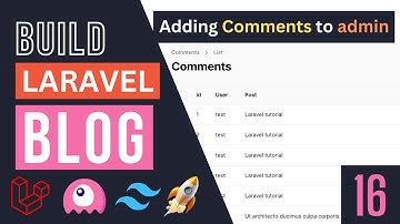 Comments Admin  | Build Blog with Laravel, Livewire & Filament #16