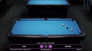 VIKI vs STACIE - PHIL'S BAR & GRILL - TABLE 2 | EvoSports