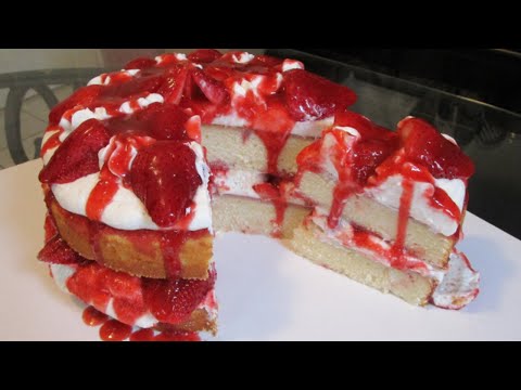 How to make a Strawberry Shortcake from scratch