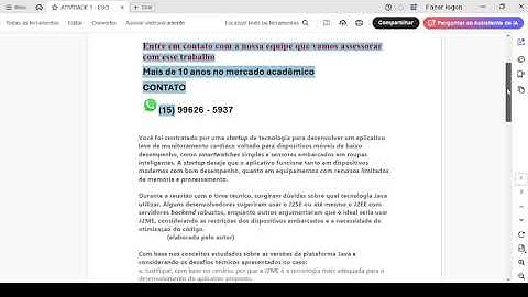 ATIVIDADE 1   ESOFT   PROGRAMAÇÃO DE SISTEMAS I   54 2025