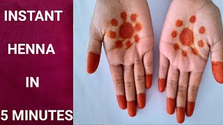 Instant mehendi liquid by using sugar preparation without henna easily at home/maruthani making