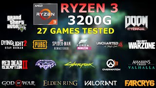 Ryzen 3 3200G (Vega 8) in late 2022 - 27 Games Tested - is it good?