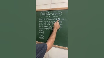 🔥PROBLEMA DE MATEMÁTICA COM VELOCIDADE | #Shorts | Vídeos curtos | Prof Robson Liers