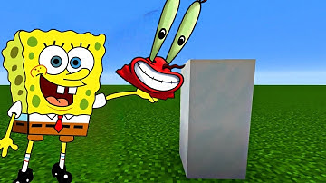 Sponge Bob Spawns SnowMrCrabs man
