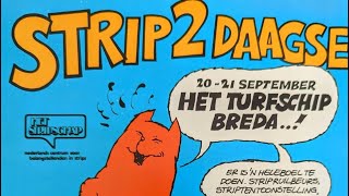 Het Programma Boekje Van De Allereerste Strip-Tweedaagse In Breda Met Stripschapwinnaar Jan Kruis