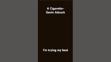 Thumbnail of A cigarette #country #countrymusic @GavinAdcockMusic