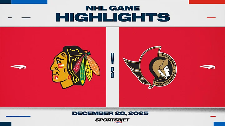 NHL Highlights | Blackhawks vs. Senators - December 20, 2025