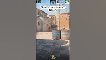 God drops AK-47 when team doesn