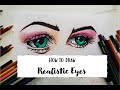 How to draw realistic eyes easy