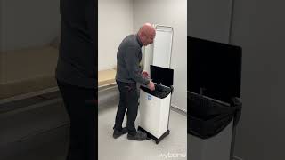How To Empty A Removable Body Sackholder & Stop Snapping The Frame Wybone Nhs Clinical Waste Bin