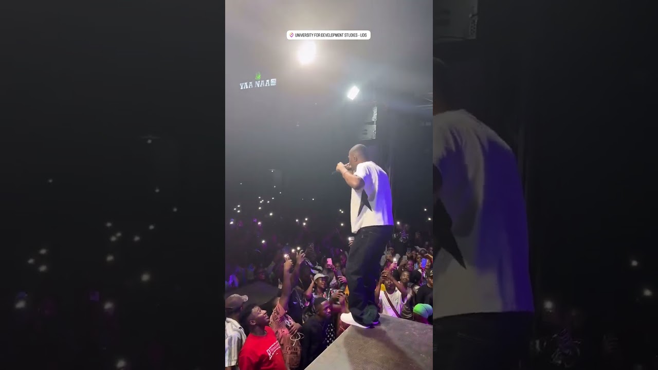 Kwesi Arthur delivered another massive performance at the University for Development Studies