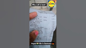 how to save money in lidl #grocery #lifeingermany