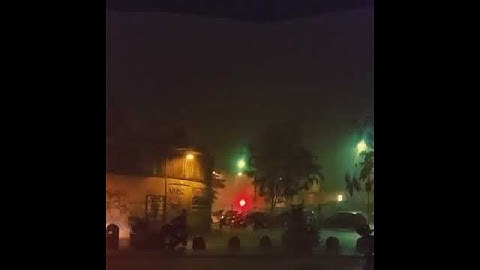 Alluvione a Genova: tempesta di fulmini e saette nella notte
