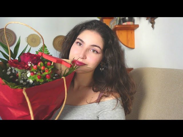 ASMR GIRLFRIEND CUDDLES YOU after Valentine's day Roleplay(hand movements)