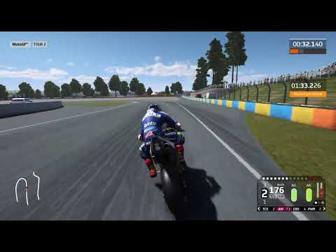 MotoGP 20 : gameplay au Mans avec Johann Zarco