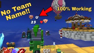 How To Get No Team Tag •|Bedwars Blockman Go|•