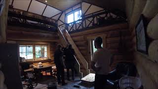 Log Cabin, New Stairs.