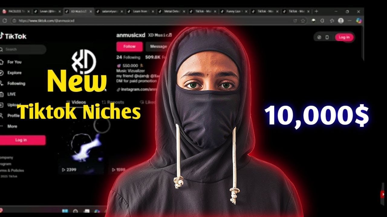 THESE 10 NEW FACELESS Tiktok NICHES MADE $10,000 IN 90 DAYS  💸