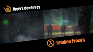 Garry's Mod | Zippy's Combines vs Lambda Proxy's SNPC | GMOD NPC WARS