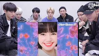 BTS Reaction LISA Tik Tok