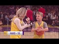 Young Lakers Fan Showed Off Jumper During Commercial Break